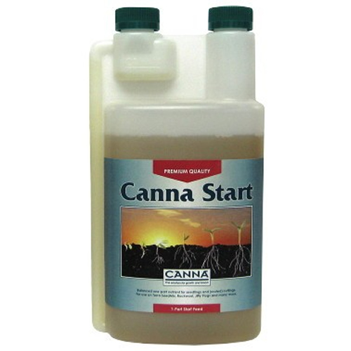 Canna Start is een complete voeding die speciaal is ontwikkeld voor het bemesten van jong plantmateriaal met wortels, zoals zaailingen en stekjes. Deze voeding is in principe te gebruiken voor alle substraten maar in het bijzonder voor Canna terra seedmix